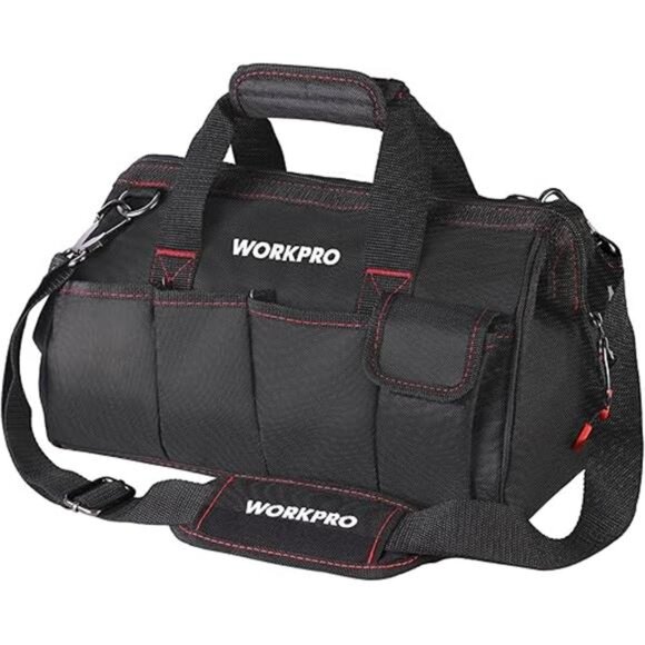 14-inch Tool Bag, Multi-pocket Tool Organizer with Adjustable Shoulder - Picture 8 of 8